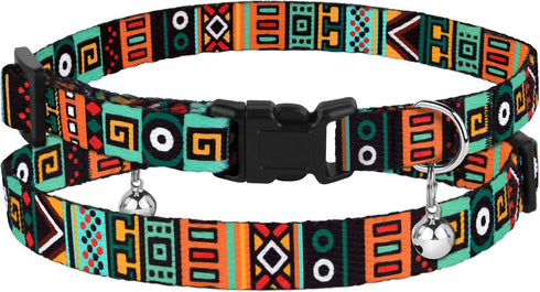 CollarDirect Cat Collar Breakaway with Removable Bell, Set of 2 PCS
