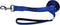 Downtown Pet Supply Heavy-Duty Dog Leash, 6ft, Padded Comfort Handle, Stainless Steel Fastener, Blue - 0.75in Wide
