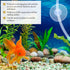 SunGrow 20 Pack Aquarium Suction Cup Clips, 1” Rubber Clamps for Fish, Turtle, Frog Tank, Fits 0.2” Tubing