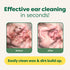 Earth Rated Pet Ear Wipes - Hypoallergenic Wipes for Dogs & Cats to Remove Dirt and Wax Build Up, Oatmeal Scent, 60
