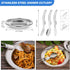 Odoland 16pcs Camping Cookware Set - Folding Camping Stove, Non-Stick Lightweight Pot Pan Kettle Set for Outdoor