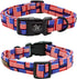 Elegant Little Tail Independence Day Dog Collar, Holiday Patriotic Durable Collar for Small Medium Large Dogs, Pet Gift