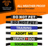 Dog Leash Sleeves: Double-Sided, Highly Visible for Advanced Warning to Prevent Accidents (Training)