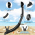 Snorkeling Gear for Adults, Anti-Fog Tempered Glass Lens, Anti-Leak Set with Mesh Bag