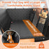 LEHNI Hammock Back Seat Extender for Dogs,Hard Bottom Car Seat Cover for Dogs with Mesh Window,Waterproof Backseat Pet