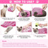 Cat Shower Net Bag Grooming Bathing, Adjustable Washing Bag for Cat Restraint Accessories Prevent Biting Scratching