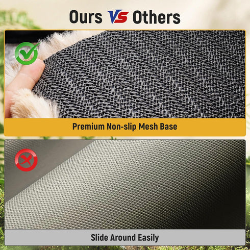 HOTYPXQ 55" 26" x Dog Bed for Car Back Seat, Backseat Pet Bed with Upgraded Non-Slip Bottom, Dog Sleeping Mattress