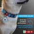 WAUDOG Reflective Cotton Dog Collar, Eco-Friendly Alternative for Small Medium Large Dogs, Adjustable with QR ID Tag