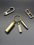 PPFISH Mini Brass Lighter, EDC Peanut Keychain Lighter, Waterproof Fire Starter for Survival