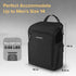Golf Shoe Bag for Men Women, Padded Carry Bags with Clasped Strap Handle & Side Ventilation, 3 Pockets for Accessories