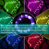 Waybelive LED Bike Frame Lights, Remote Control Bicycle LED Light, 16 Color Change, Waterproof, Super Bright (1 Tire,