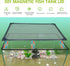 Magnetic Fish Tank Cover net Size 39 ''X19' ' can be Cut to Any Size, high Transparency, and Anti Jump net Cover (Grey, 39''X19'')