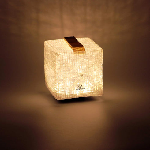 Outdoor Solar-Powered Light - Inflatable LED Lantern, Waterproof, Portable