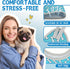 Supet Dog Grooming Hammock for Small Dogs and Cats, Coral Blue, Relaxation Restraint for Nail Trimming