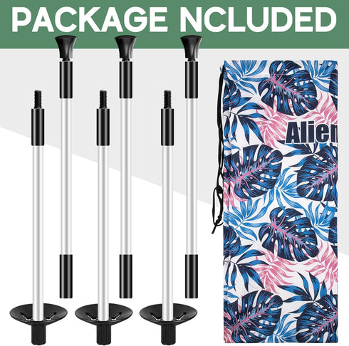 Golf Flagstick - Practice Putting Green Flag Stick for Yard, Portable Mini Golf Flag Sticks, Set of 3