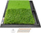 Jaya Golf Hitting Practice Mat, Two Options (Heavy Rubber Base Dual-Turf Mat with Ball Tray, Tri-Turf Mat with Practice
