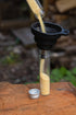 BLEEKER & RWE Backpack Bushcraft Camping Spice Kit Portable with Glass Jars, Funnel and Carabiner Great for and Travel