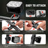 WORKPRO Ultra Bright Bike Lights Set, 8+13 Modes, Rechargeable IP65 Waterproof Bicycle Light Set for Night Riding