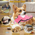 Grnstf 2-Pack Set Crinkle and Squeaky Dog Toys & Tough Tug of War - No Stuffing Chew-Resistant Plush Toys to Keep Them