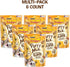 (Pack 6) 6 oz. Purina Friskies Natural Cat Treats, Party Mix Natural Yums With Real Chicken & Vitamins, Minerals