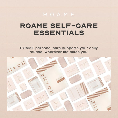 50-Pack ROAME Portable Soap Sheets Ultra-Thin Soap for Hand Moisture & Hygiene Water-Activated, Compact, Cruelty-Free