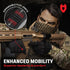 NoCry Tactical Shooting Gloves for Men, Water Resistant with Padded Knuckle Guards and Non-Slip Grip