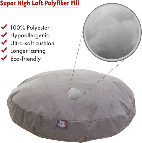 Vintage Villa Collection Small Round Pet Dog Bed