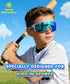 UV400 6-14 KALIYADI Kids-Sunglasses Toddler-Sunglasses Boys-Girls Youth-Sport-Sun-Glasses: Baseball Running Protection
