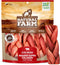 Natural Farm Odor-Free Super Braided Dog Chews (6-Inch, 10-Pack) - 100% Natural Angus Hide Collagen Treats