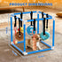 8 (Blue,19.6 19.6 19.6 inch) Puppy Play Gym with Hanging Toys Indoor Play Gym Interactive Dog Toys for Boredom