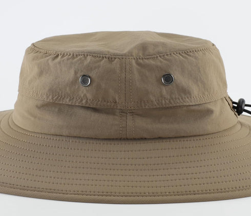 Home Prefer UPF50+ Mens Sun Hat, Wide Brim Fishing Hat for Sun Protection, Bucket Hat for Beach Gardening
