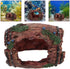 Toyvian Barrel Aquarium Decoration Resin Fish Shrimp Hideout Large Red Fish Tank Shelter Hiding Cave Freshwater Betta