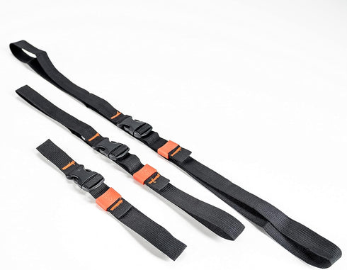 GEAR AID Utility Straps with Side-Release Buckle, Secure Camping, Biking, Hunting Gear, Multiple Sizes