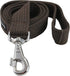 Dog Leash 4.5ft Long Cotton Web Brown, Available in 4 Sizes (Xlarge: 1.2" Wide)