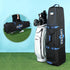 ZEEMO Golf Travel Bag, Full-Open Wheeled Airline-Approved Case for Golf Clubs, Waterproof Cover in Black