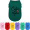 Expressive Polyester Dog Shirt Vest, Soft Lightweight Puppy Shirt for Small and Medium Dogs, Dark Green XXL