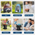 2nd Camp Toilet for Adults, Upgraded Generation, Retractable Portable Camping Toilet with Paper Holder & Lid, Porta
