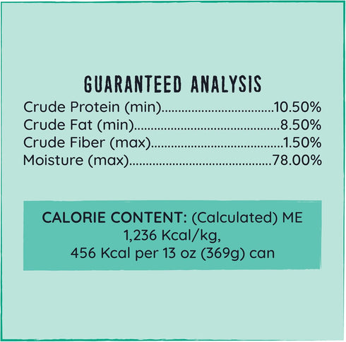 Hound & Gatos Wet Dog Food, 98% Gamebird Poultry, Case of 12, 13 oz Cans