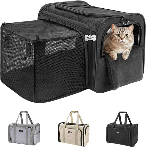 MIDOG Cat Carrier Soft for Small to Medium-Sized Cats,Up to 25 Lbs,TSA