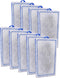 9 Count Medium Filter Cartridges Compatible with Tetra Whisper Bio-Bag Filters, 10i PF10, 90 GPH Replacement