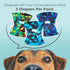 Pack 3 wegreeco Washable Male Dog Belly Band (Stylish Pattern)- of - Male Dog Belly Wrap, Dog Diapers Male (Abstract