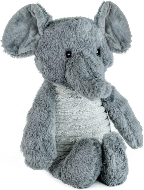 Safari Pet Plush Toy with Squeaker, Bear, Rhino, Elephant
