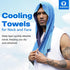 Sukeen Cooling Hoodie Towel, Absorbent Quick-Drying Cooling Towels for Neck and Face, UV Sun Protection Cooling Neck