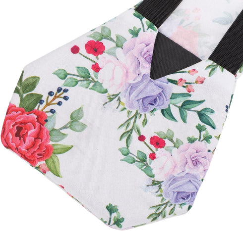 01 02 015 Chicken Shit Pocket Diapers, Waterproof Cloth Fabric Duck Diapers Unique Bowknot Elegant Goose for Pet(M)