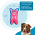 6.8" Outward Hound Durablez Minis Squeaky Plush Dog Toy, No Stuffing for Less Mess, Interactive & Tough, Jumbo