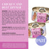 2.47oz (Pack 12) Weruva Paris Hilton Pamper Like Paris Natural Grain Free Wet Cat Food, Chicken and Beef Pat, Can