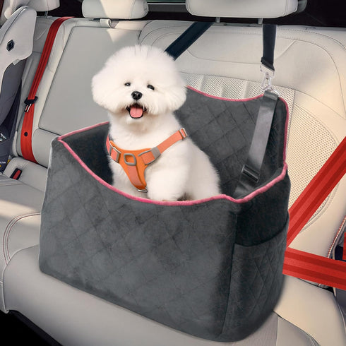 Dog Car Seat for Medium Sized Dogs 30 lbs, Safety Dog Booster