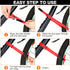 HESTYA 12 Pieces Adjustable Bike Rack Straps, 26 Inches Wheel Stabilizer Bicycle Accessories for Transporting