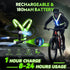 LED Reflective Running Vest, 3rd Generation High Visibility Rechargeable Vest for Night Running Cycling