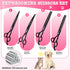 7" 6 1 Set Dream Reach Dog Grooming Scissors - Professional in Sharp Dog Shears Thinning, Chunker, Straight, Curved